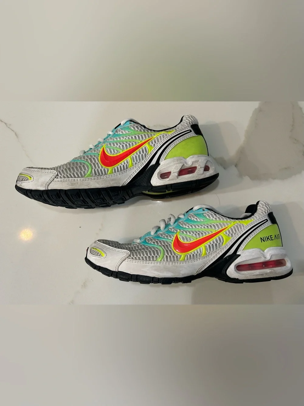 Nike Women’s Torch 4 Sneakers - Turquoise, Gray, Neon Yellow Accents